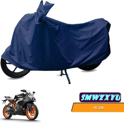 DeepShakshi AUTOMOTIVE Waterproof Two Wheeler Cover for KTM(RC 200, Blue)