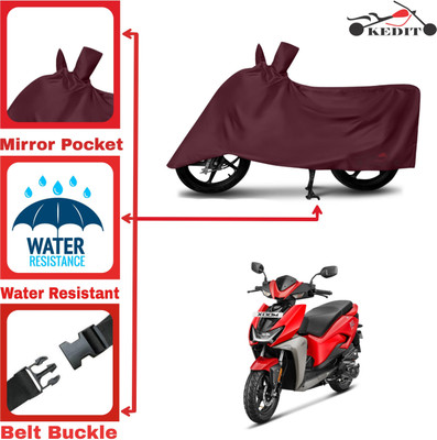 AASHTIK MART Two Wheeler Cover for Hero(Maroon)