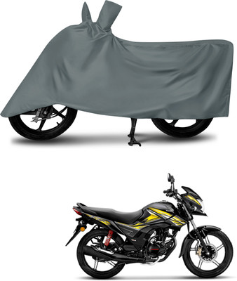 aosis Waterproof Two Wheeler Cover for Honda(CB Shine SP, Grey)