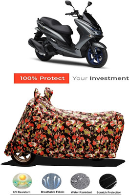 Amexride Two Wheeler Cover for Yamaha(Majesty S 155 maxi BS6, Multicolor)