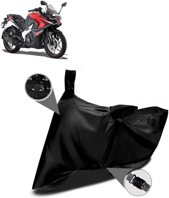 DeepShakshi AUTOMOTIVE Two Wheeler Cover for Bajaj(Pulsar RS200 BS6, Black)