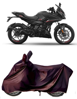 BbcMart Waterproof Two Wheeler Cover for Bajaj(Pulsar 250, Maroon)