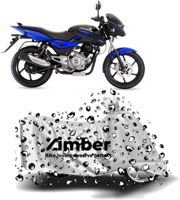 ZIMBER Two Wheeler Cover for Bajaj(Pulsar 150, Silver)