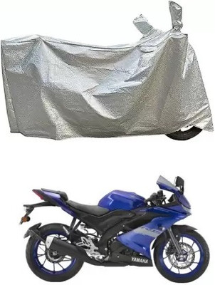 KD PRODUCTS Two Wheeler Cover for Yamaha(YZF R15 V3 BS6, Silver)