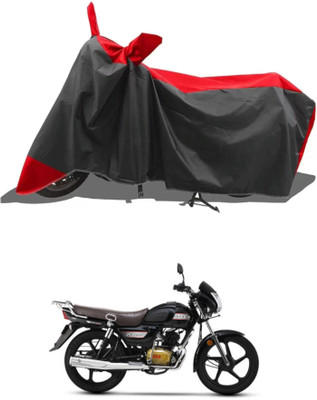 RAQTRO Waterproof Two Wheeler Cover for TVS(Radeon, Red, Black)