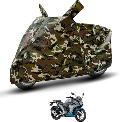 Auto Hub Waterproof Two Wheeler Cover for Yamaha(Fazer, Brown)