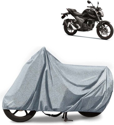 Kingsway Waterproof Two Wheeler Cover for Suzuki(Gixxer, Silver)