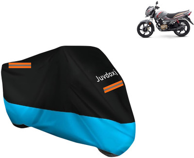 Juvdoxj Waterproof Two Wheeler Cover for TVS(Victor BS6, Blue)