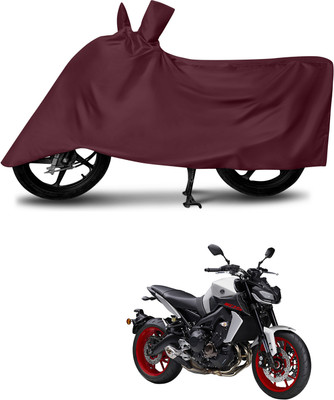 DeepShakshi AUTOMOTIVE Waterproof Two Wheeler Cover for Yamaha(MT 09, Maroon)