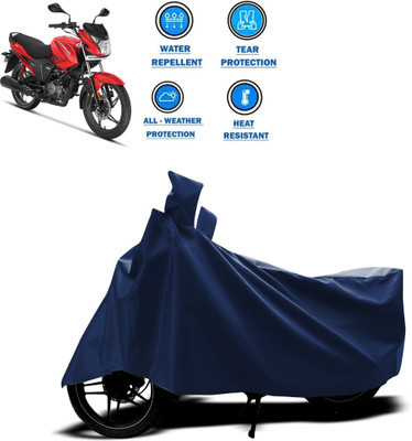 CODOKI Waterproof Two Wheeler Cover for Hero(Glamour, Blue)