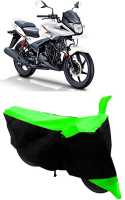 MMSSTAR Waterproof Two Wheeler Cover for Hero(Ignitor, Green, Black)