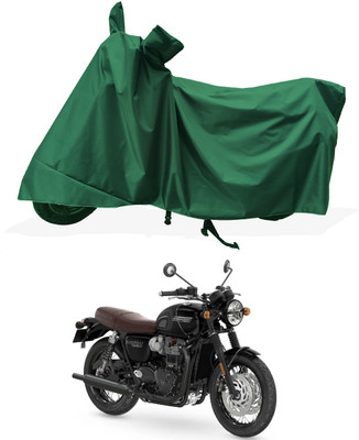 Tricway Two Wheeler Cover for Triumph(Bonneville T120 Black, Green)