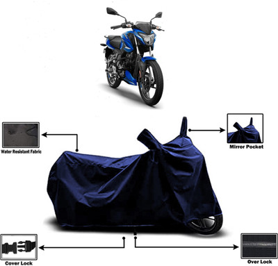 Amexride Two Wheeler Cover for Bajaj(Pulsar, Blue)