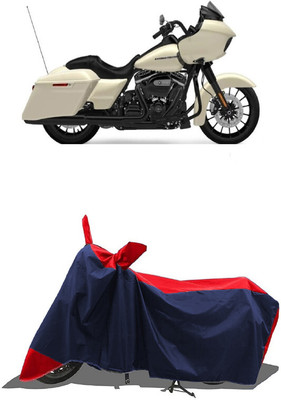 SUGASHRI Waterproof Two Wheeler Cover for Harley Davidson(Street Glide Special, Red, Blue)