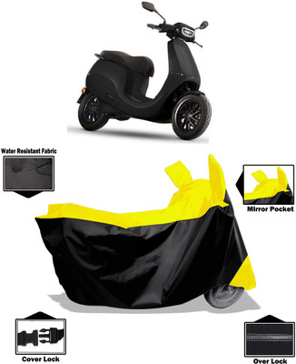 Amexride Two Wheeler Cover for Ola(Electric Scooter, Yellow)