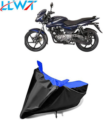 KPIND Waterproof Two Wheeler Cover for Bajaj(Pulsar, Black, Blue)