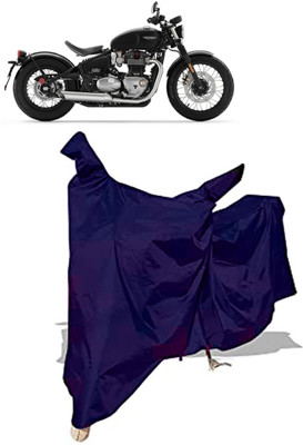 Amexride Two Wheeler Cover for Triumph(Bonneville Bobber, Blue)