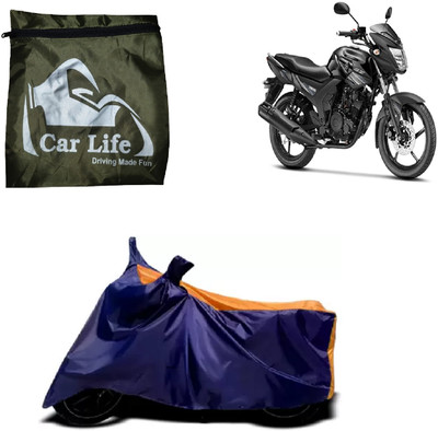 Car Life Two Wheeler Cover for Yamaha(SZ-RR, Orange, Blue)