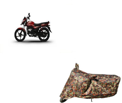 Anlopeproducts Waterproof Two Wheeler Cover for Mahindra(Pantero, Red)