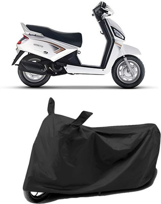 AASHTIK MART Two Wheeler Cover for Mahindra(Gusto 125 BS6, Black)