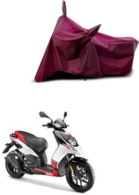 Aoriyon Waterproof Two Wheeler Cover for Aprilia(SR 150, Maroon)