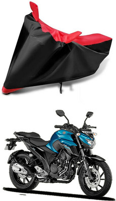 AutoGalaxy Waterproof Two Wheeler Cover for Yamaha(FZ-25, Red, Black)