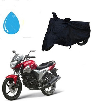 DeepShakshi AUTOMOTIVE Waterproof Two Wheeler Cover for Yamaha(SZ X, Black)