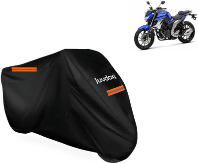 Juvdoxj Waterproof Two Wheeler Cover for Yamaha(Fazer 25, Black)