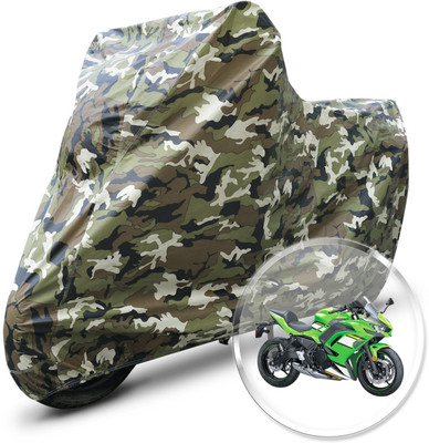 Neodrift Two Wheeler Cover for Kawasaki(Ninja 650, Green)