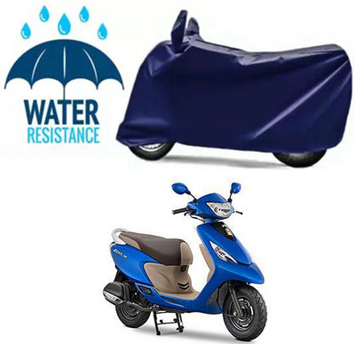 Furious3D Two Wheeler Cover for TVS(Zest 110, Blue)