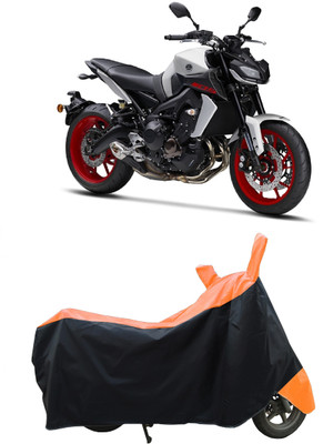 Coxtor Waterproof Two Wheeler Cover for Yamaha(MT 09, Orange)