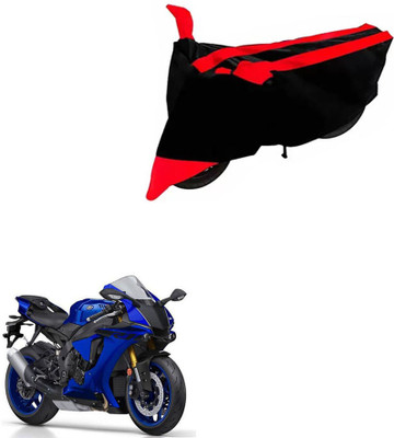DeepShakshi AUTOMOTIVE Two Wheeler Cover for Yamaha(YZF R1, Black, Red)