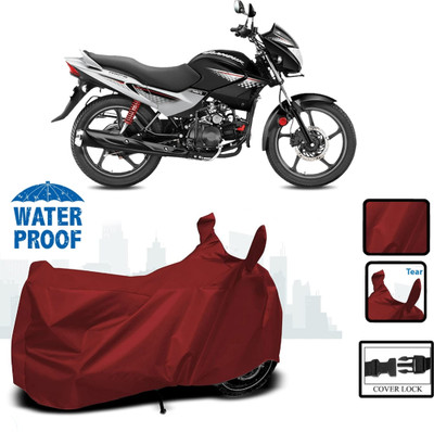 WMIZEXA Waterproof Two Wheeler Cover for Hero(Maroon)