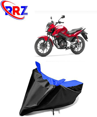 RRZ Waterproof Two Wheeler Cover for Honda(CB, Black, Blue)