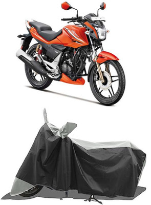 GROFATIK Two Wheeler Cover for Hero(Hunk, Grey)