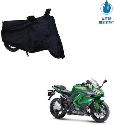 MMSSTAR Waterproof Two Wheeler Cover for Kawasaki(Ninja 1000, Black)