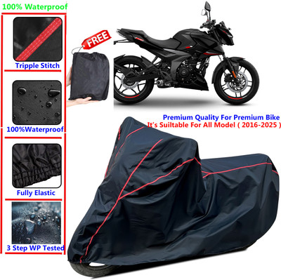 SThanaveX Waterproof Two Wheeler Cover for Bajaj(Pulsar N160, Black)
