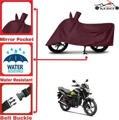 KEDIT Two Wheeler Cover for Honda(SP125, Maroon)