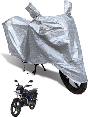 MOCKHE Waterproof Two Wheeler Cover for Hero(Splendor Plus, Silver)