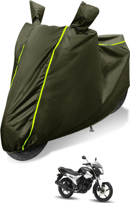 Auto Hub Waterproof Two Wheeler Cover for Yamaha(SZ-S, Green)