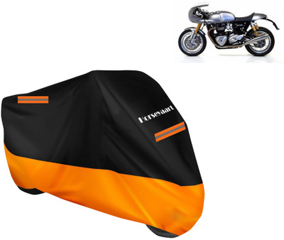Horseyaart Waterproof Two Wheeler Cover for Triumph(Thruxton 1200 R, Orange)