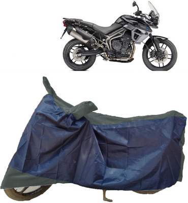 AutoFave Two Wheeler Cover for Triumph(Tiger 800 XR, Multicolor)