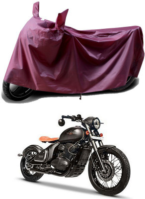 THE REAL ARV Waterproof Two Wheeler Cover for JAWA(Perak, Maroon)