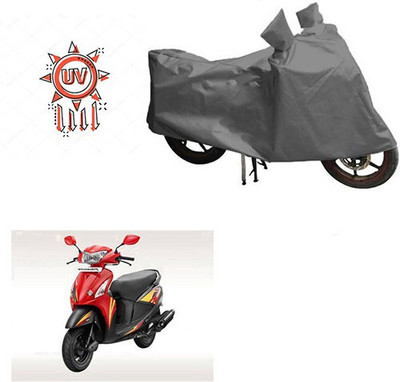 DeepShakshi AUTOMOTIVE Waterproof Two Wheeler Cover for Hero(Pleasure, Grey)