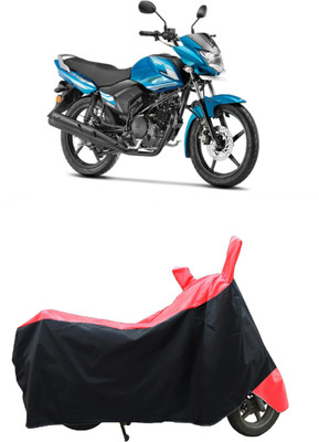 Coxtor Two Wheeler Cover for Yamaha(Saluto BS6, Red)