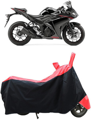Coxtor Waterproof Two Wheeler Cover for Yamaha(YZF R25, Red)