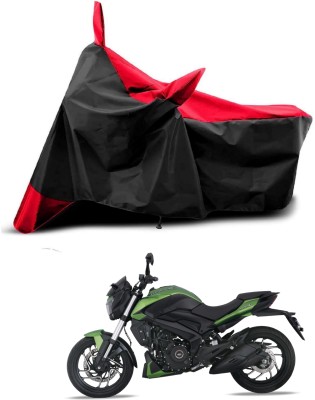 KEDIT Two Wheeler Cover for Bajaj(Dominar, Red, Black)