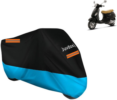 Juvdoxj Waterproof Two Wheeler Cover for Vespa(Vespa LX 125, Blue)