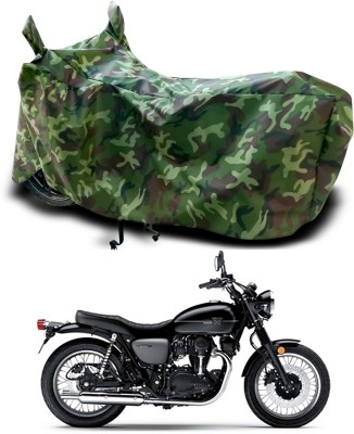 Furious3D Two Wheeler Cover for Kawasaki(W800, Multicolor)