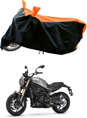 AESTRYD Two Wheeler Cover for Benelli(Leoncino 800, Orange)